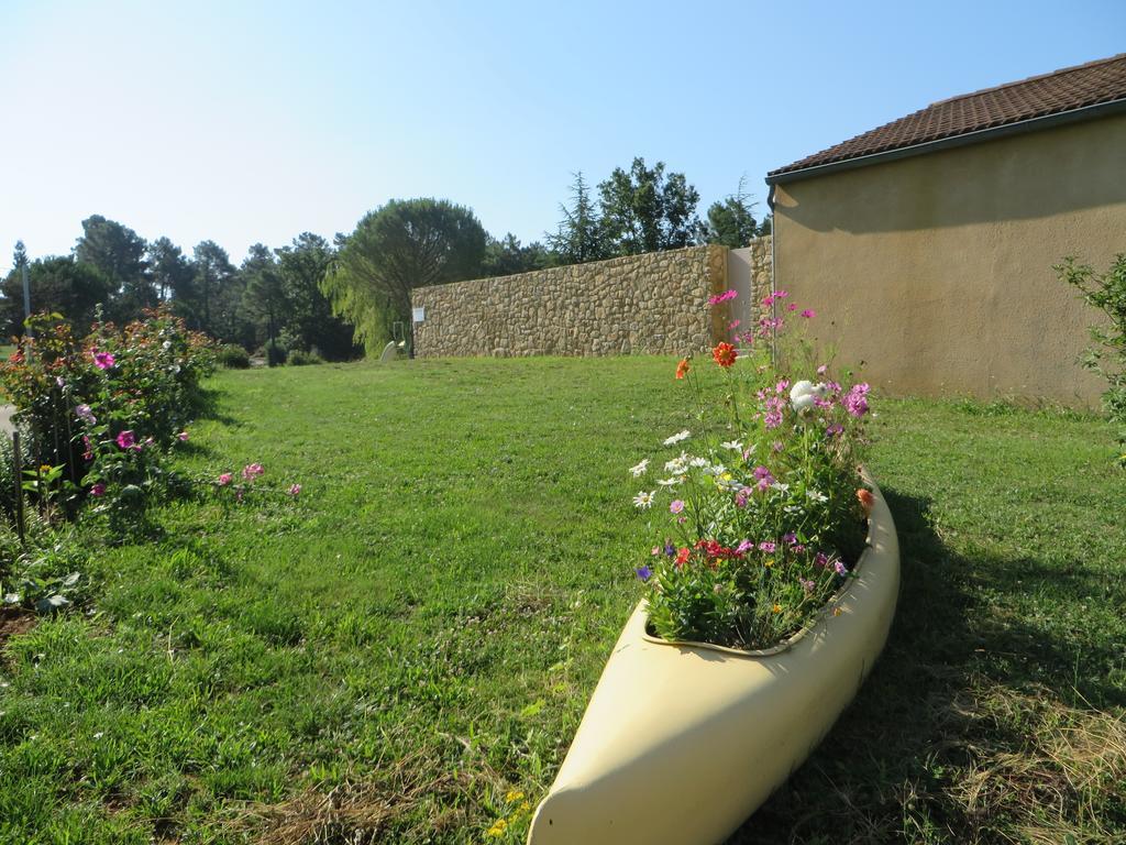 Camping La Rouviere Les Pins Vagnas Buitenkant foto